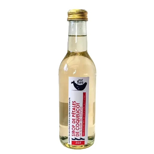 Sirop de pétales de coquelicot de la baie de Somme